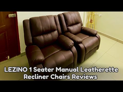 LEZINO 1 Seater Manual Leatherette Recliner Chair User Experience Reviews