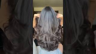 unstyled layered hair (watch before committing)