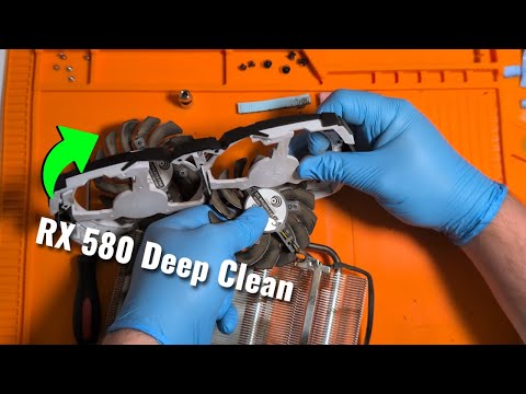Crypto Card Clean-Up Round 1 | MSI RX 580 Deep Clean!