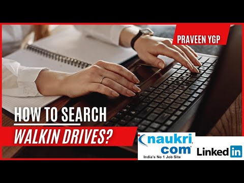 HOW TO SEARCH WALK-IN DRIVE 'S IN NAUKRI ? | HYDERABAD   | INDIA | how to find best walk -in