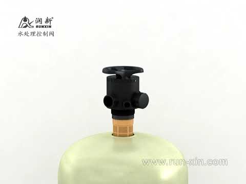 ORG Dicom Runxin  manual top mounted  Multi port valve installation