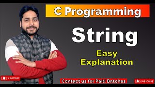 String in C || C Programming || String Handling || Coding with Ashwani Sir || #cprogramming