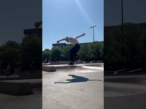 Backside 360 and my hat flew off and landed back on! #skateboarding #360 #denver #hattrick