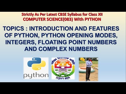 LECTURE 1 : INTRODUCTION AND FEATURES OF PYTHON