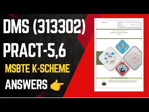 DMS Practical No 5,6 MSBTE K-scheme||#shortsfeed  #exam #msbtenew #shortsfeed youtube