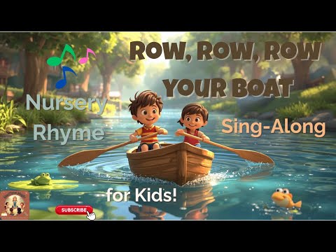 Row, Row, Row, Your Boat | Nursery Rhyme for Kids!