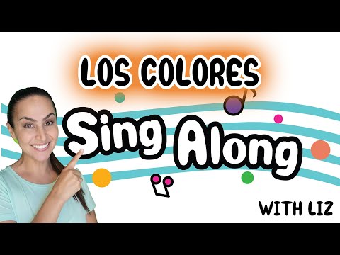 ¡Los Colores! Spanish Colors Sing Along | Lyrics On Screen | Family Music Time