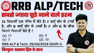 🔥RRB NTPC/ALP/TECH Ranking Reasoning | केवल वही पढ़े जो रेलवे पूछता है by Vikas Malviya Sir
