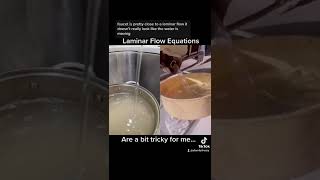 A beautiful example of laminar flow for fluid dynamics...