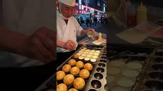 Dotonbori Street in Japan, Osaka #short #shorts #OsakaChefs #JapanEats #FoodArtistry