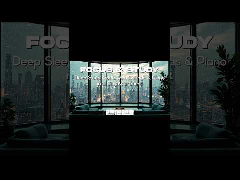3 Min Help You Focus & Relax - 432hz Rain Sounds & Soft Piano #432hz #pianorelaxingmusic #rainsounds