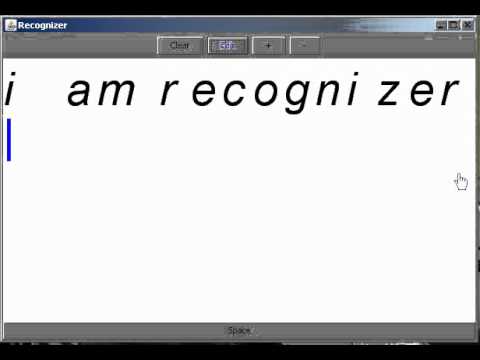 Handwriting Recognition   I am recognizer 2