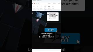 loading screen tutorial in roblox studio! #roblox #scripting #foryou