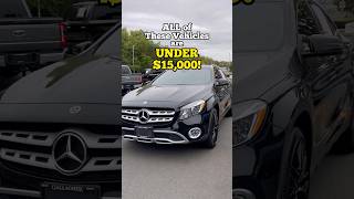 Pre-Owned Cars UNDER $15,000!! 🤯 Mercedes-Benz, Buick, & MORE! 🔥 #PreOwnedCars #GMC #MercedesBenz