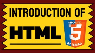 Introduction of HTML for Beginners | Learn Web Development Step-by-Step