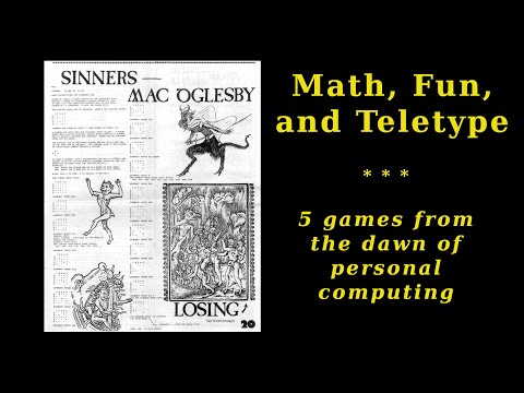 5 games from the dawn of personal computing