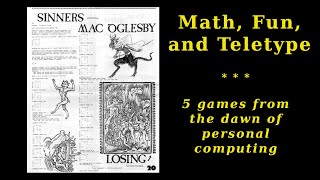 5 games from the dawn of personal computing