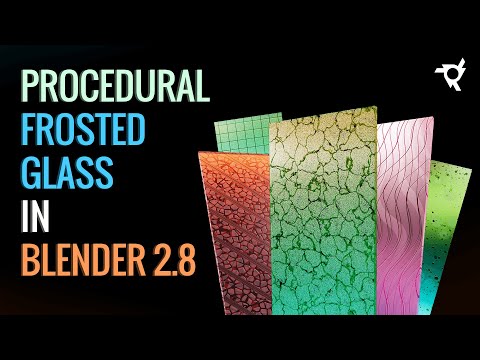 How to make Procedural Frosted Glass in Blender 2.8