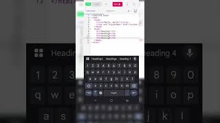 Heading and paragraph tag in html