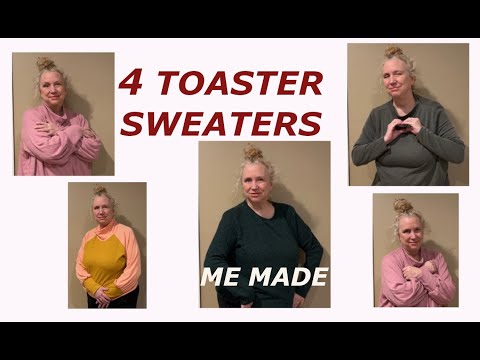 Two Patterns Four Sweaters (Toaster Sweater)