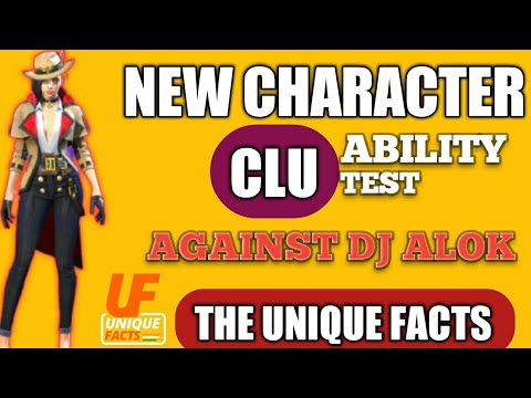 Giveway of New Character CLU in Free Fire against DJ ALOK (THE UNIQUE FACTS)