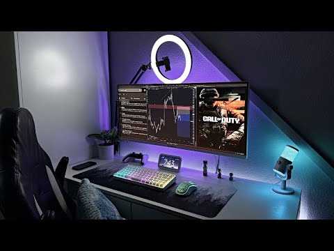 Minimal Clean Any Purpose Desk Setup 2025 (Editing, Gaming, Productivity)