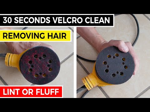 How to Clean Hair from Velcro ® 🧹