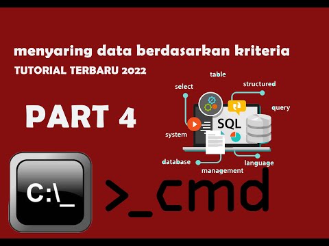 Tutorial baru 2022 CMD/filter data berdasarkan kriteria #tutorial #terbaru2022 #mysqldatabase #mysql