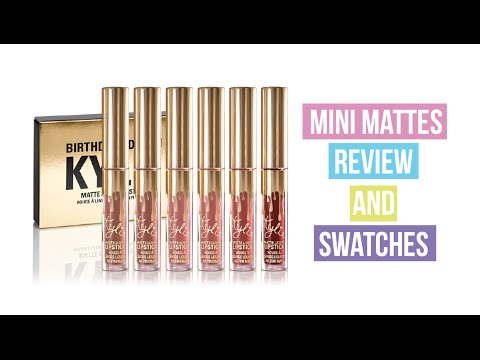 Kylie Mini Mattes Liquid Lipsticks Review + Swatches
