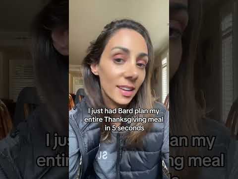 A moms secret weapon! #ai #artificialintelligence #bard #chatgpt #thanksgivingdinner #mealplan #dinn