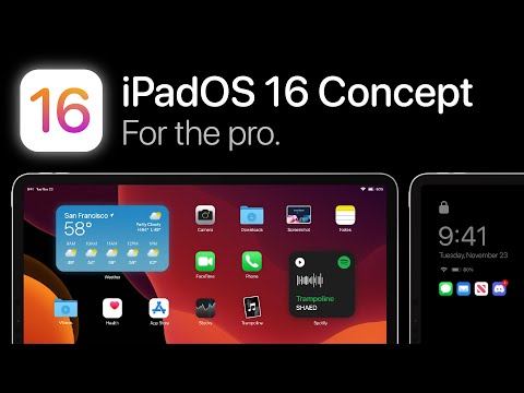 iPadOS 16 - For the pro. (Concept)