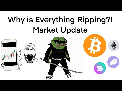 Why is Everything RIPPING?! Crypto + Memecoin Market Update (Solana Memecoin Trading)
