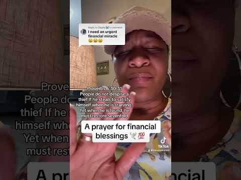 A prayer for a financial miracle #prayer #spritualwarfare #jesusprayer