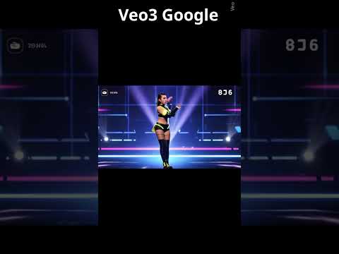 Veo3 Google | AI Creates Dance Music Video with Energetic Girl Performance!
