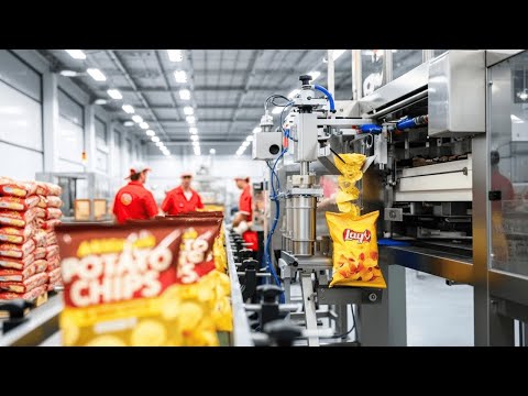 Inside the Pringles Factory: How Raw Potatoes Become Perfectly Identical Chips (Full Process)