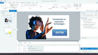 Creating Elearning: Articulate Storyline explainer 3 - Create an interactive button.