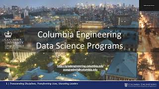MS Data Science Program Information Session: November 2023