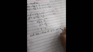 Class 10 Elimination Method |Linear Equations In Two Variables #eliminationmethod #linearequations