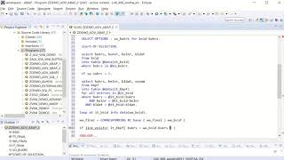 Module 4 || Advanced ABAP - Demo 7 LINE_EXIT and CORRESPONDING-AdvanceABAP_Demo7
