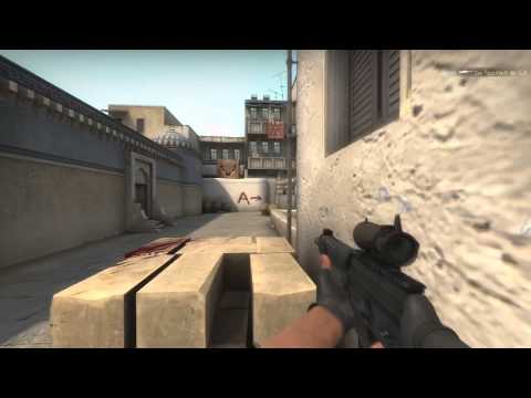 CSGO: very close 4k AWP clutch on dust 2