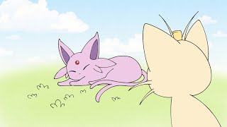 【Pokémon】 Meowth stoles Espeon's