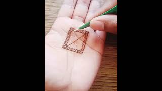 New trending mehandi checks designs 😍😱🌿#trendingshort#viral#mehanditutorials#hennatricks#shortvideo