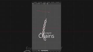 Blender magic! Making chains is a breeze now #blender #blendertutorial #blendertips #blendertricks