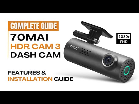 70mai Cam 3 M200 HDR Dash Camera Features & Installation Guide | How to do Hard wiring | Car Camera