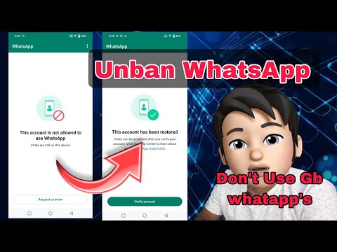 How to unban whatsapp account 2023 | This account is not allowed to use Whatsapp account | gbwhatapp