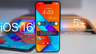iOS 16 Beta 8 and Public Beta 6 - 5+ More Changes and Updates