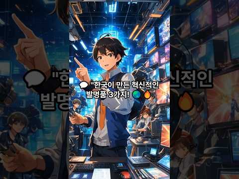 🎥 세계가 놀란 한국의 발명품 3가지! 🇰🇷✨