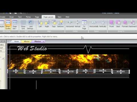 WebstudioTV: Page Layout Tab - Center Group