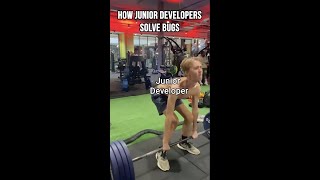 Junior Developers Solving Programming Bugs