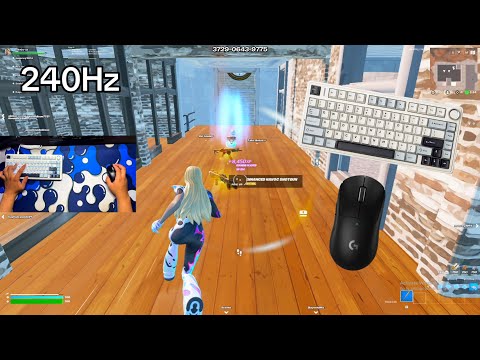 AULA F75 ASMR🤩 Fortnite Tilted Zone Wars Gameplay🏆 Satisfying Keyboard Fortnite 240 FPS Smooth 4K